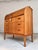 Teak Semi-Circular Secretary Desk with Lock, Denmark, 1950s For Sale - Image 11 of 11