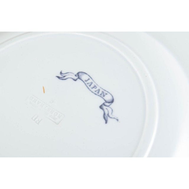 Japan Series Dinner Plates in Faience from Rörstrand, Sweden, Set of 5 For Sale - Image 4 of 5