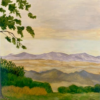 Impressionist Style Contemporary Scenic Landscape Acrylic Painting For Sale