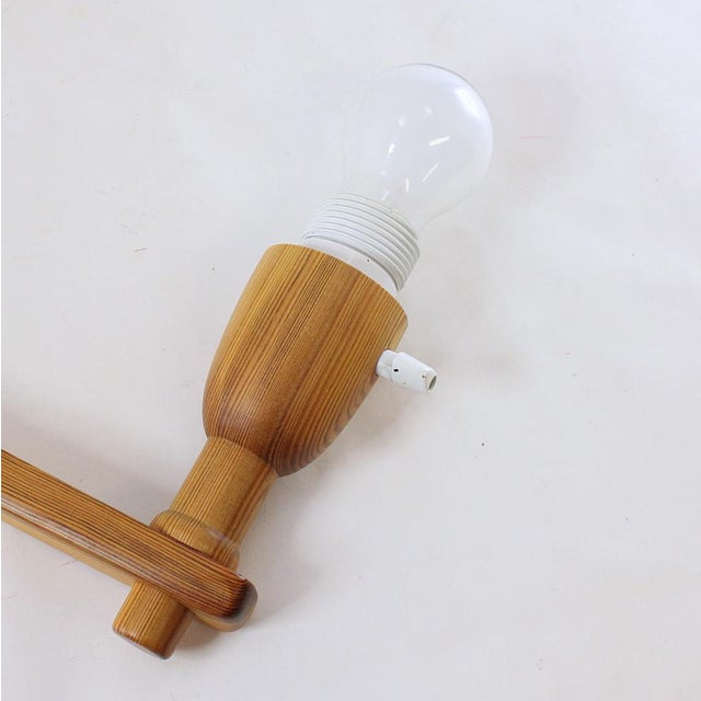 Staken Wall Lamp by Carl Malmsten, 1950s For Sale - Image 3 of 5