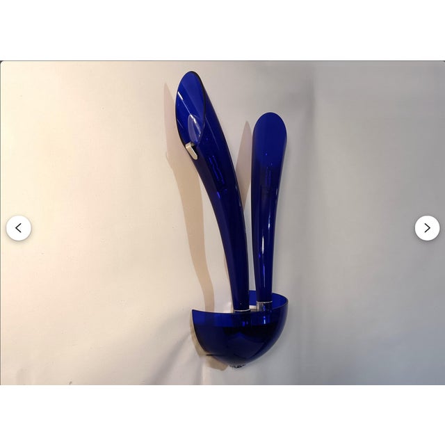 Mid-Century Modern Murano Glass Wall Sconce by Seguso, 1990s For Sale - Image 3 of 10