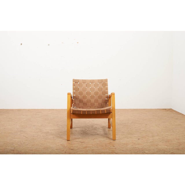 Model 652 Vostra Armchair in Beech and Fabric by Jens Risom for Walter Knoll, 1942 For Sale - Image 13 of 13