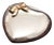 Heart-Shaped Silver Jewelry Box, 1970s For Sale