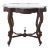Antique Victorian Rosewood & Marble Turtle Top Parlor Table Circa 1890 For Sale