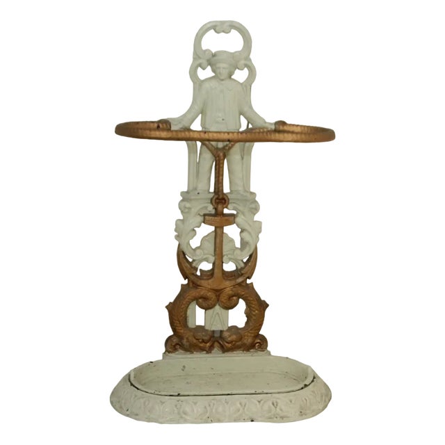 French Cast Iron Umbrella Holder, 1950s For Sale