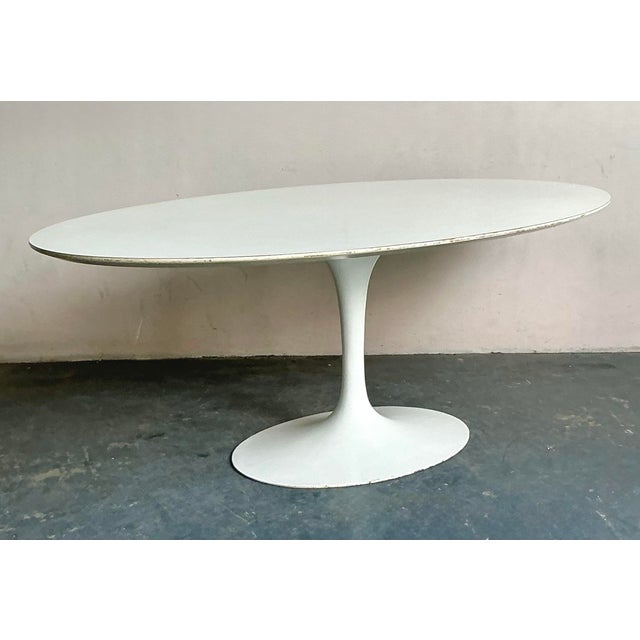 Vintage Boho Knoll Saarinen Tulip Table For Sale In West Palm - Image 6 of 12