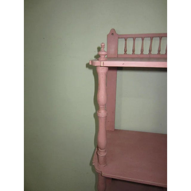 Vintage Open Bookcase For Sale - Image 4 of 5