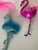 1970s 3 Spectacular Old World Glass Christmas Ornaments Flamingos For Sale - Image 4 of 4