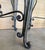 Early 20th Century Pair of Neoclassical Style Patinated Forged Iron Planter Stands with marble top For Sale - Image 14 of 18
