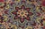 Art Nouveau 1990's Kashan Pak-Persian Pink/Gray Wool Round Rug- 6'1'' X 6'2'' For Sale - Image 4 of 9