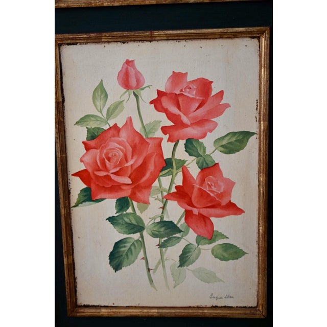 Victorian Screen with Birds and Roses, 1940s For Sale - Image 18 of 18