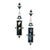 Bochic Pagoda Mosaic Earrings For Sale - Image 4 of 18