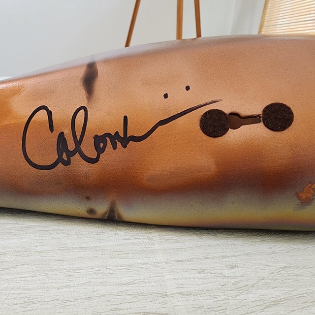 Monumental 15" Post-Modern Raku Ceramic Wall Sculptures Signed Colon For Sale - Image 13 of 16