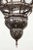 Moroccan Moorish Filigree Metal and Clear Glass Lantern For Sale - Image 4 of 7