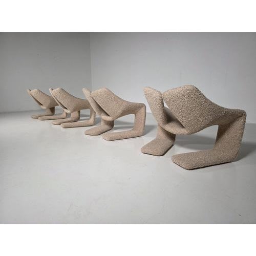 Zen Lounge Chairs by Kwok Hoi Chan for Steiner, 1970s, Set of 2 For Sale - Image 10 of 10