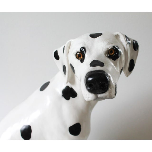 Vintage Seated Dalmatian Statue For Sale - Image 4 of 11