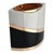 Art Deco "Arcadia" Ice Bucket With Bronze and Stainless Steel, Handmade For Sale - Image 3 of 8