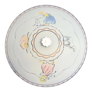 1950s Nursery Rhyme Flush Light For Sale