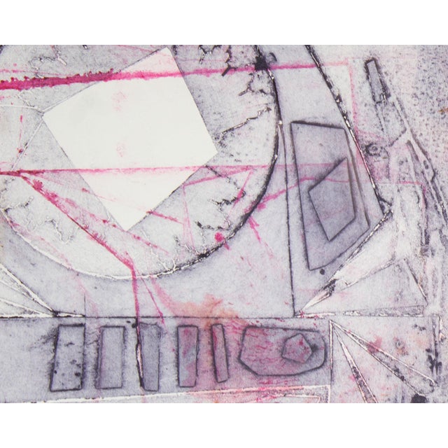 1974 “Composition on Human Condition #2” Mixed Media Print by Robert C. Ray For Sale - Image 4 of 9