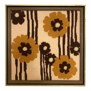 MCM Needlepoint Art For Sale