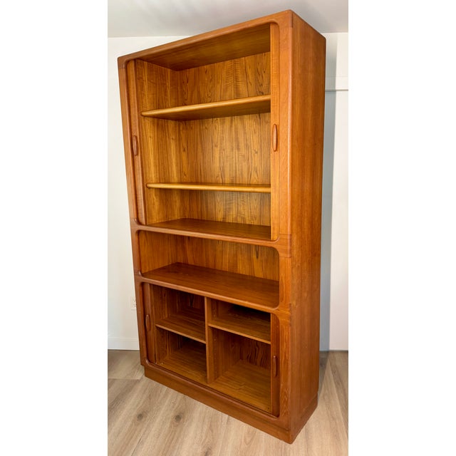 Drylund Mid Century Modern Danish Teak Bookcase Wall Unit, 2pc Located Near Sf, Ca For Sale In San Francisco - Image 6 of 14