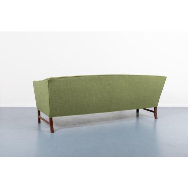 Sofa by Ole Wanscher for A.J. Iversen For Sale - Image 5 of 11