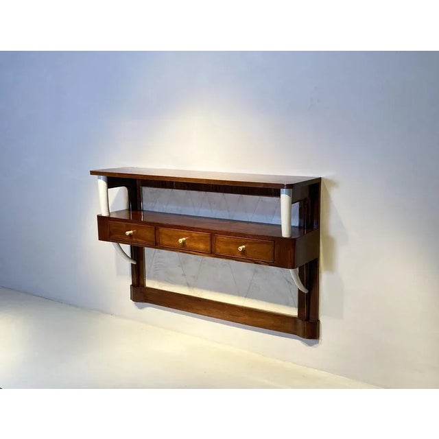 Wood Vintage Console Table, 1930s For Sale - Image 7 of 7