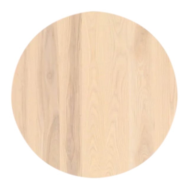 Finish Swatch - Vermont Farm Table for Chairish Turned Leg Dining Table in Ash Whitewashed, 4x6 For Sale