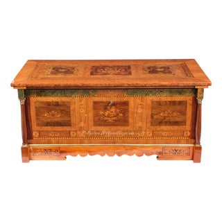 Flat-Lid Marburg Chest, 1862 For Sale