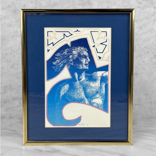 Realism Vintage Postmodern Realism Alexander the Great Lithograph by Barrie Tinkler For Sale - Image 3 of 10