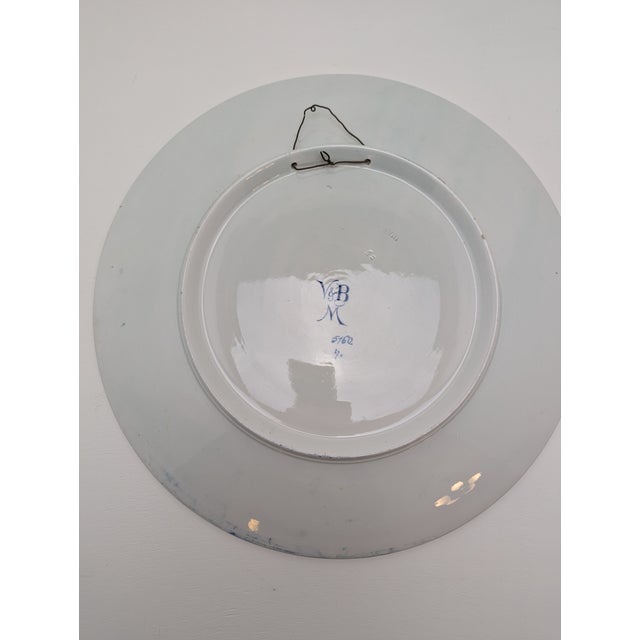 Large Art Nouveau Wall Plate from Villeroy & Boch Mettlach, 1890s For Sale - Image 4 of 4