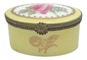 Antique Porcelain Rose Limoges Box