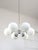 Italian Space Age Sputnik Chrome and Opaline Chandelier, 1970s For Sale - Image 16 of 18