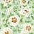 Harlequin Florent Wallpaper in Seaglass/Clover/Rosehip - a Sample For Sale
