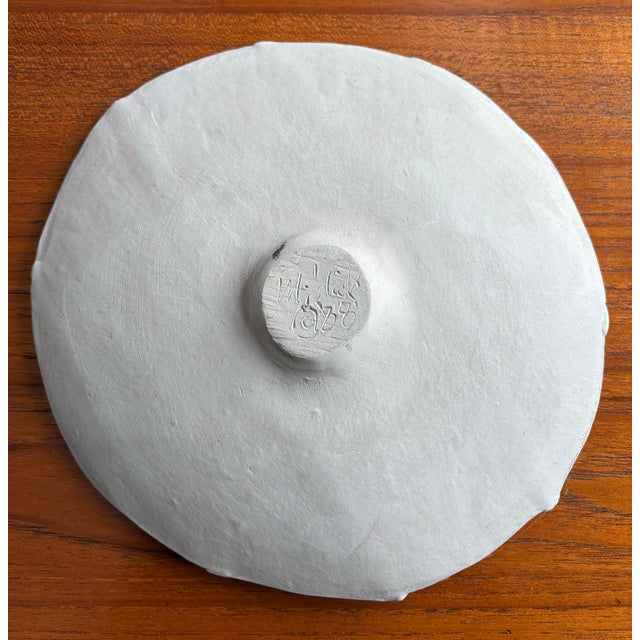 Ceramic Post Modern Marcy Glick Memphis New Wave Pastel Hand Built Studio Pottery Plate 1988 For Sale - Image 7 of 8