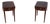 Pair of Baker Mahogany Drop Leaf Pembroke Tables For Sale