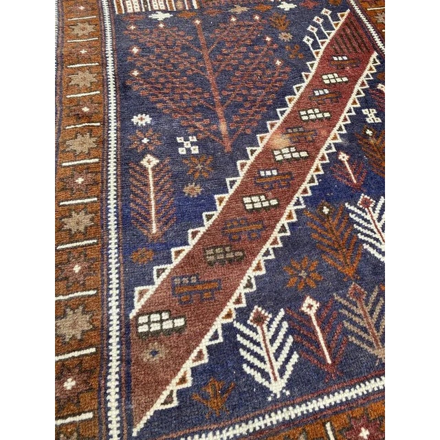 Vintage Baluch Afghan Rug For Sale - Image 13 of 15