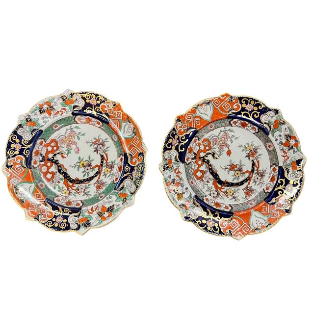 Masons Ironstone Plates - a Pair For Sale - Image 9 of 9