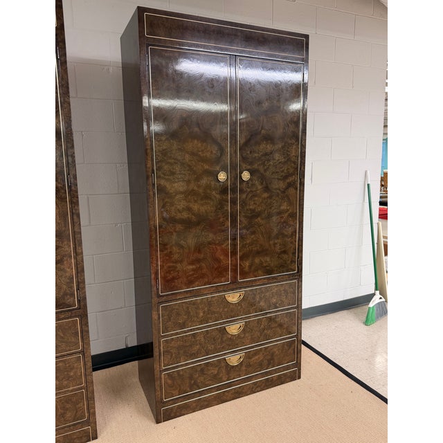 Mastercraft Extraordinary Pair of Mastercraft Wardrobes, Circa 1970's For Sale - Image 4 of 11