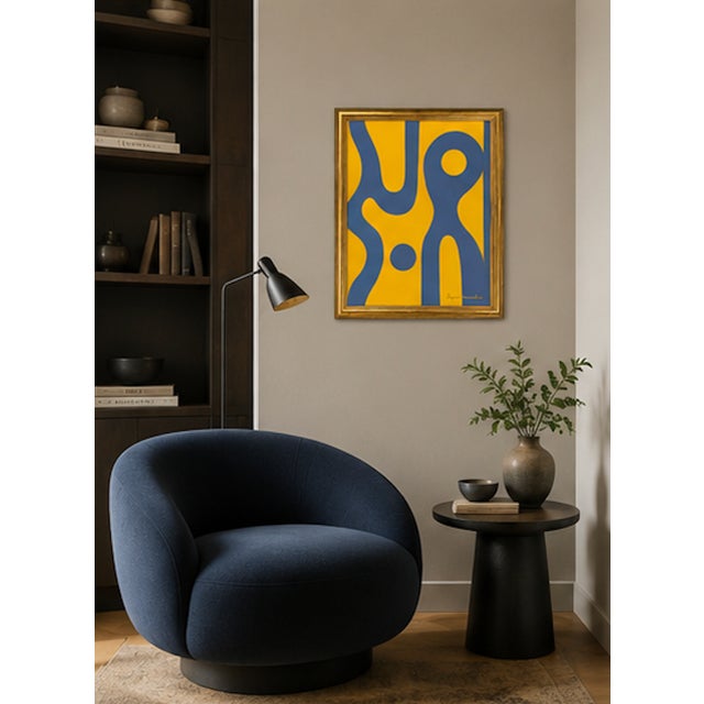 Golden Echoes Painting Framed by Bryan Boomershine For Sale In Palm Springs - Image 6 of 6