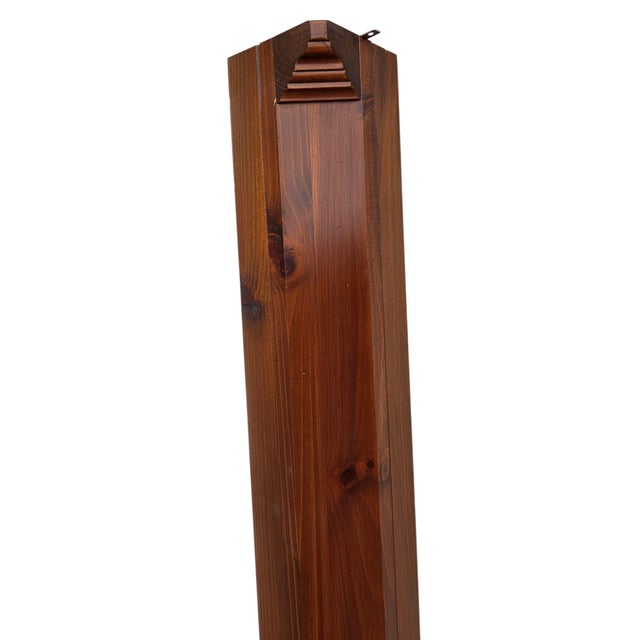 Ethan Allen Ethan Allen Country Craftsman Corner Cabinet Shelf Display Knotty Pine Hutch For Sale - Image 4 of 13