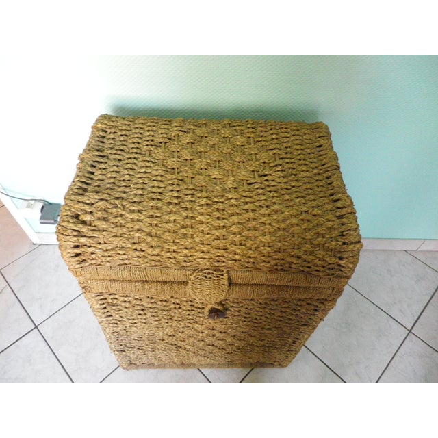 Perfect for storing items, toys, linens, and shoes, this trunk will find its place in a bedroom, bathroom, or living room....