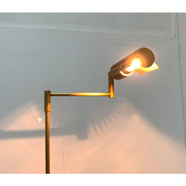 Metal Vintage Space Age Haloprofil Floor Lamp by V. Frauenknecht for Swisslamps International, 1970s For Sale - Image 7 of 18