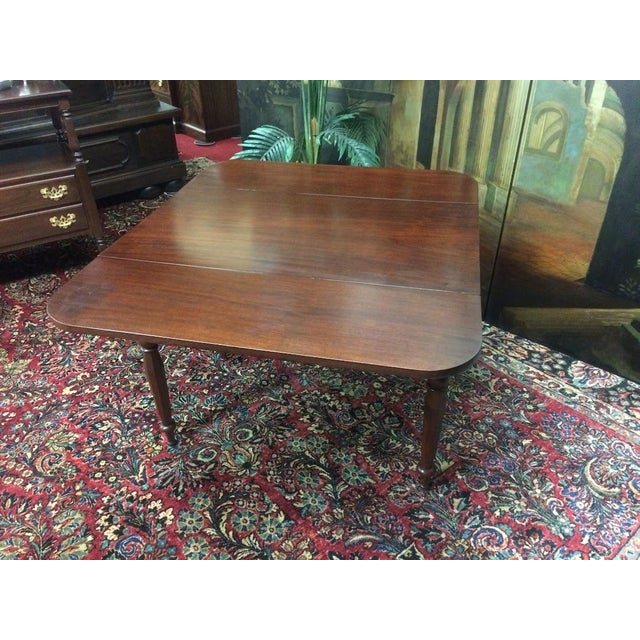 Antique Drop Leaf Table, Walnut Table For Sale - Image 10 of 10