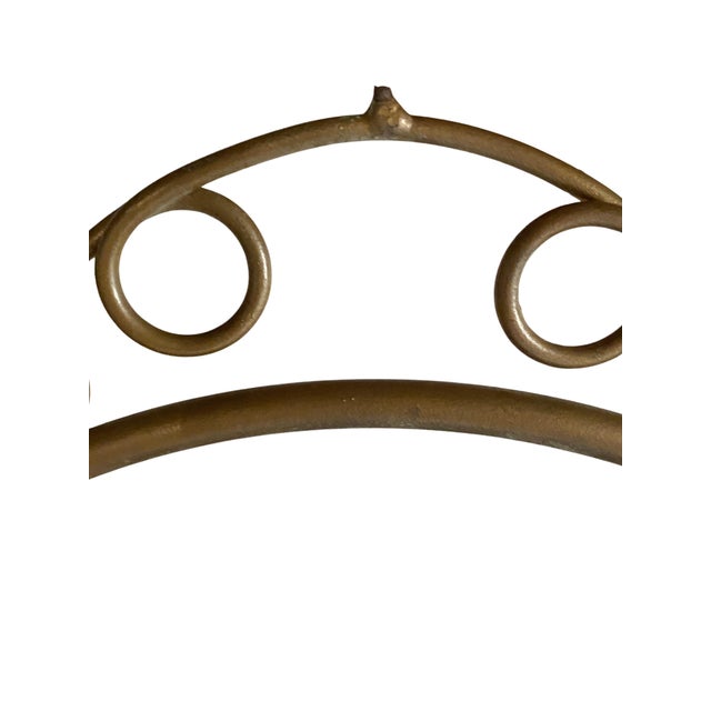 Metal Regency Gilt Iron Cake Stand, 1950s For Sale - Image 7 of 10