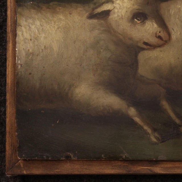 Italian Artist, Expulsion of Merchants from the Temple, 1860, Oil on Copper For Sale - Image 12 of 16