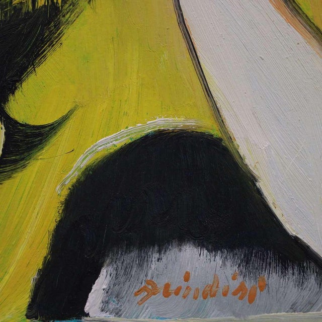 Remo Brindisi, Maternity, Oil on Canvas, 1980, Framed For Sale - Image 6 of 13