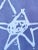 Late 20th Century Original XL Purple Star Painting on Board Signed by Zandra Rhodes For Sale - Image 4 of 13