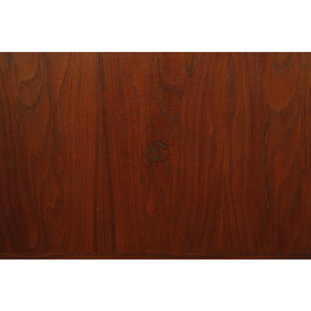 Vintage Mid-Century Brutalist Style End Table Wood Cabinet by Lane For Sale - Image 15 of 18