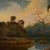 Paint Vintage Tropical Florida Landscape Painting by Shirley Hood Loeffler For Sale - Image 7 of 14